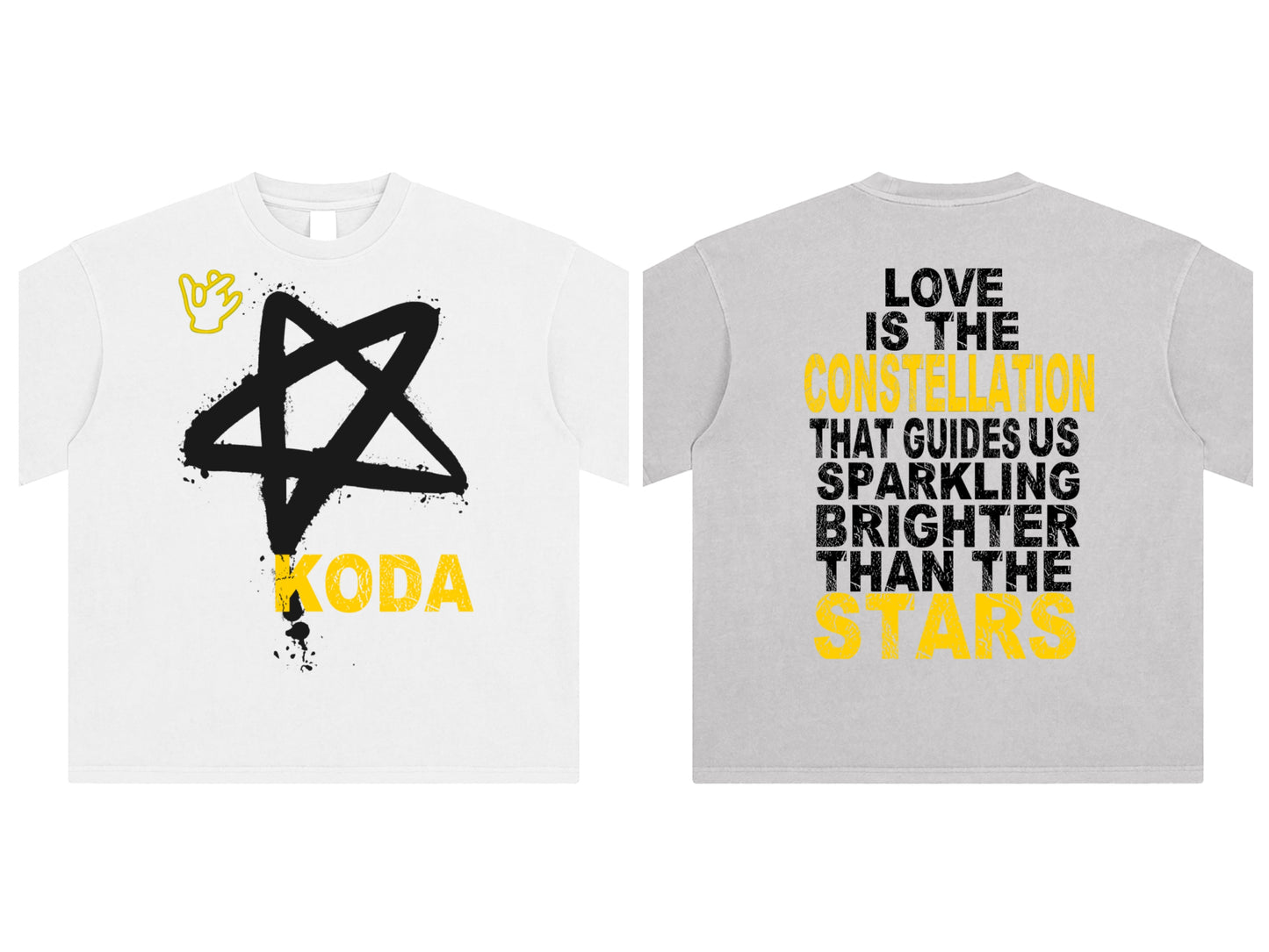 "Constellations" Enzyme Wash Tee