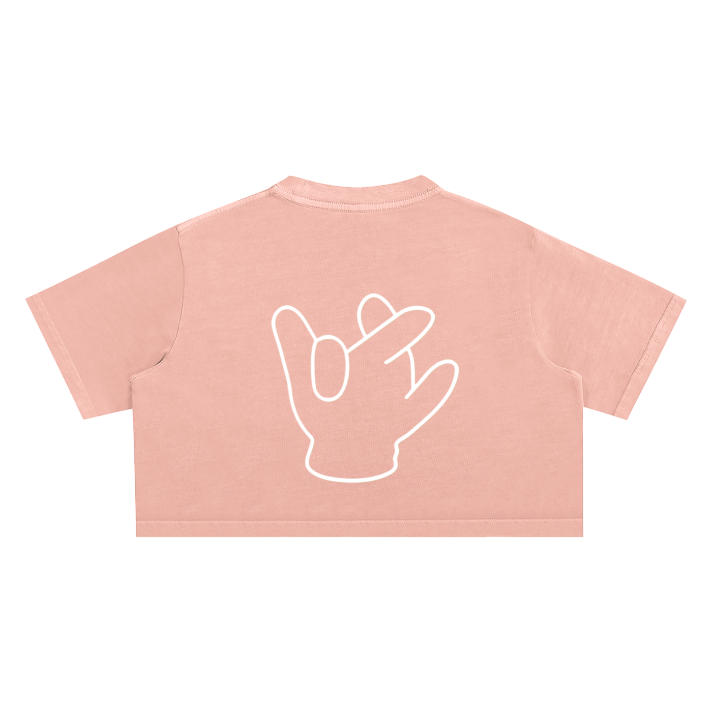 Snow Washed Crop Top