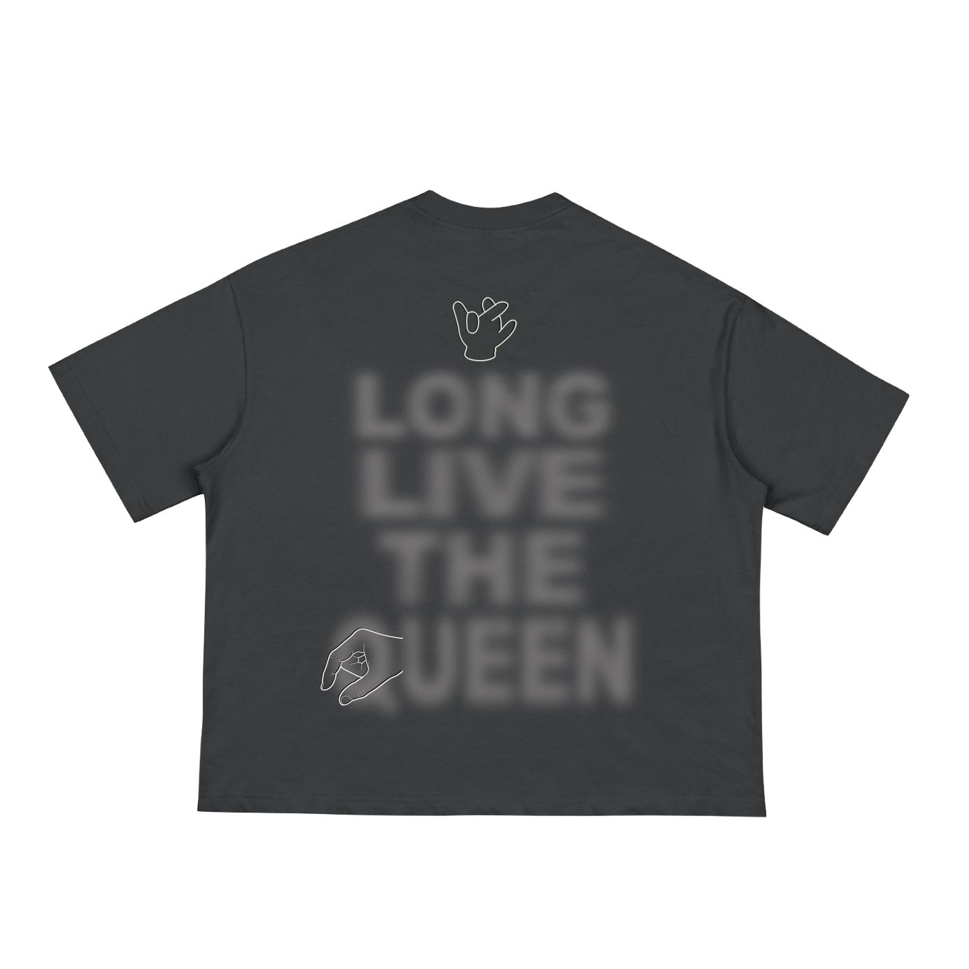 "Queen" Cropped Tee