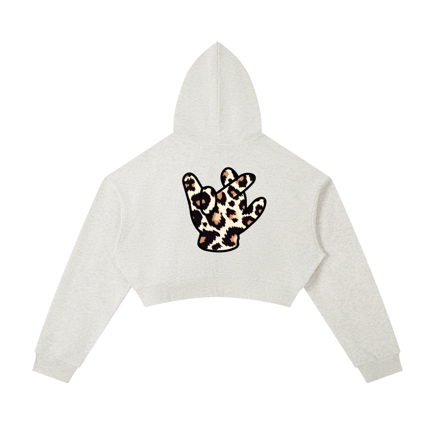 “She Wild” Cropped Zip-Up