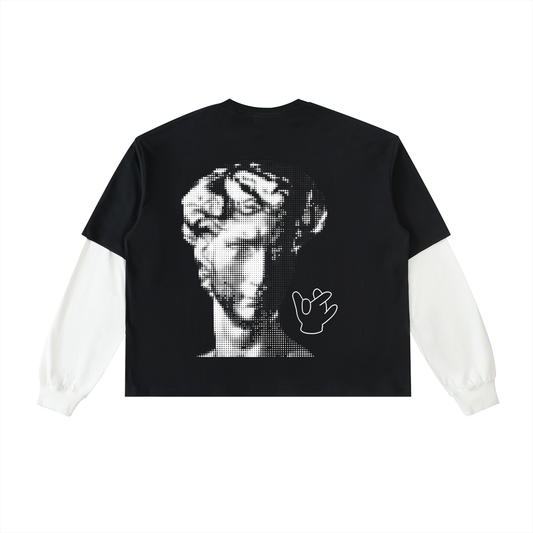 "Digital Corruption" Two Piece Tee