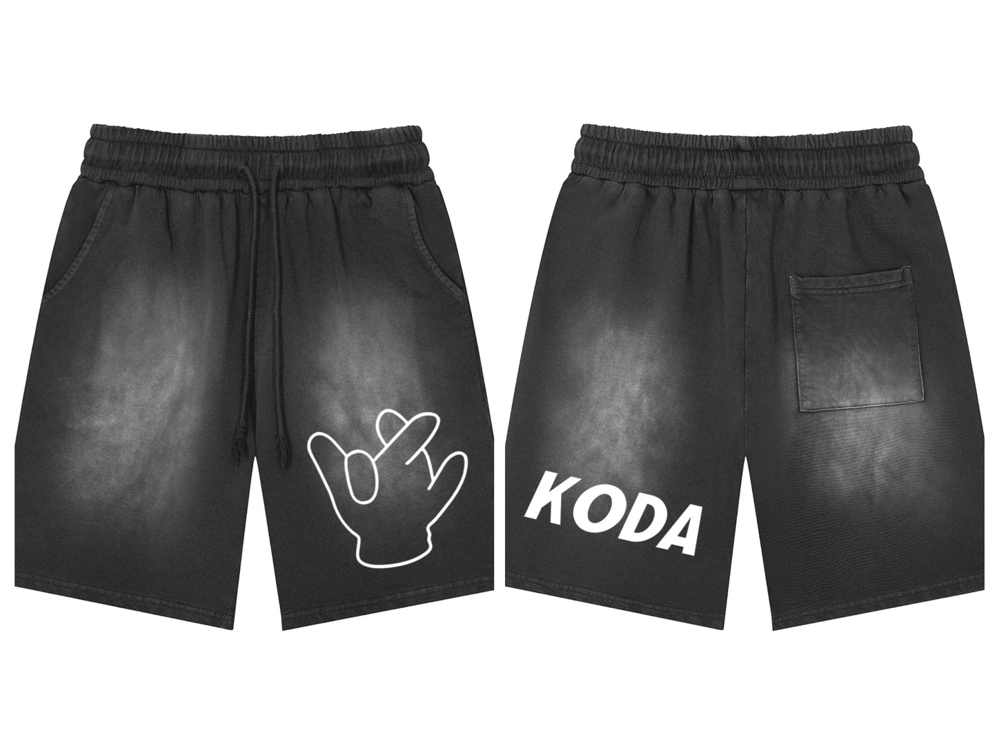"KODA" Washed Shorts