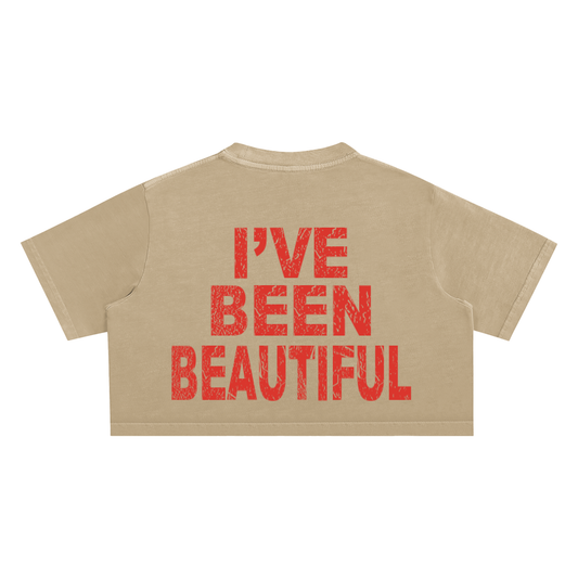 "Been Dat" Washed Cropped Tee