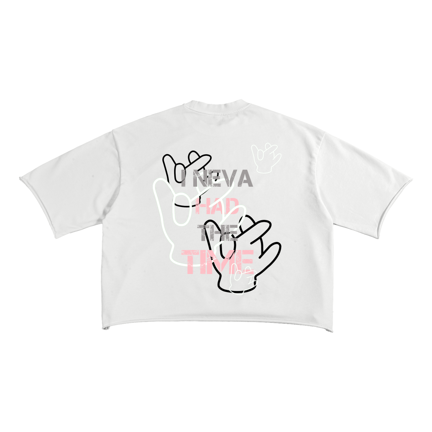 "TIME?" Raw Boxy Tee