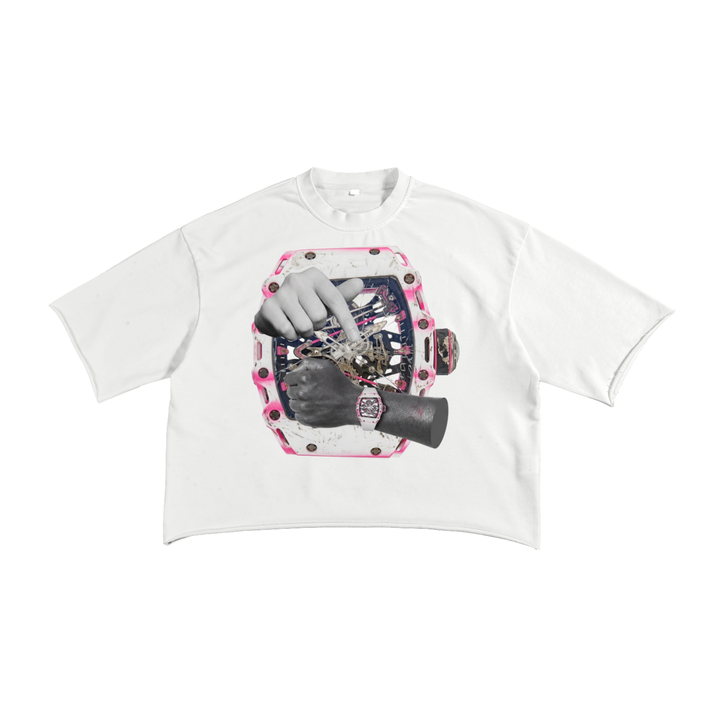 "TIME?" Raw Boxy Tee