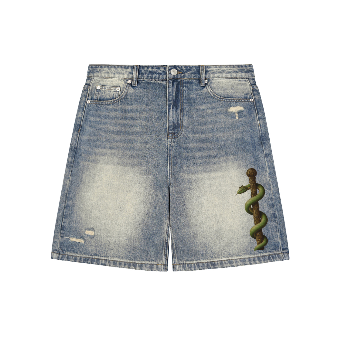 “GODSPEED” Baggy Jorts