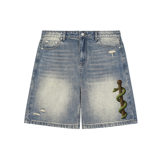 “GODSPEED” Baggy Jorts