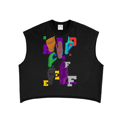 “Alfebet” Sleeveless Tee