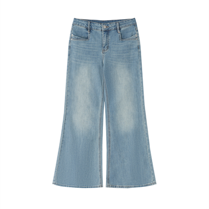 “Winged” Flared Jeans