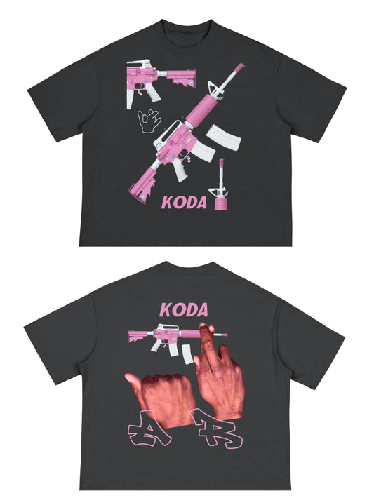 "AR" Cropped Tee