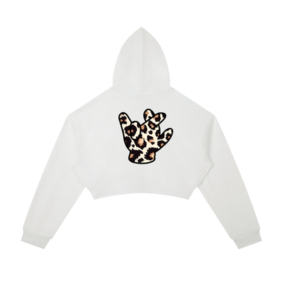 “She Wild” Cropped Zip-Up