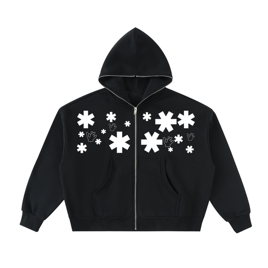 "Digital Star" Full-Zip