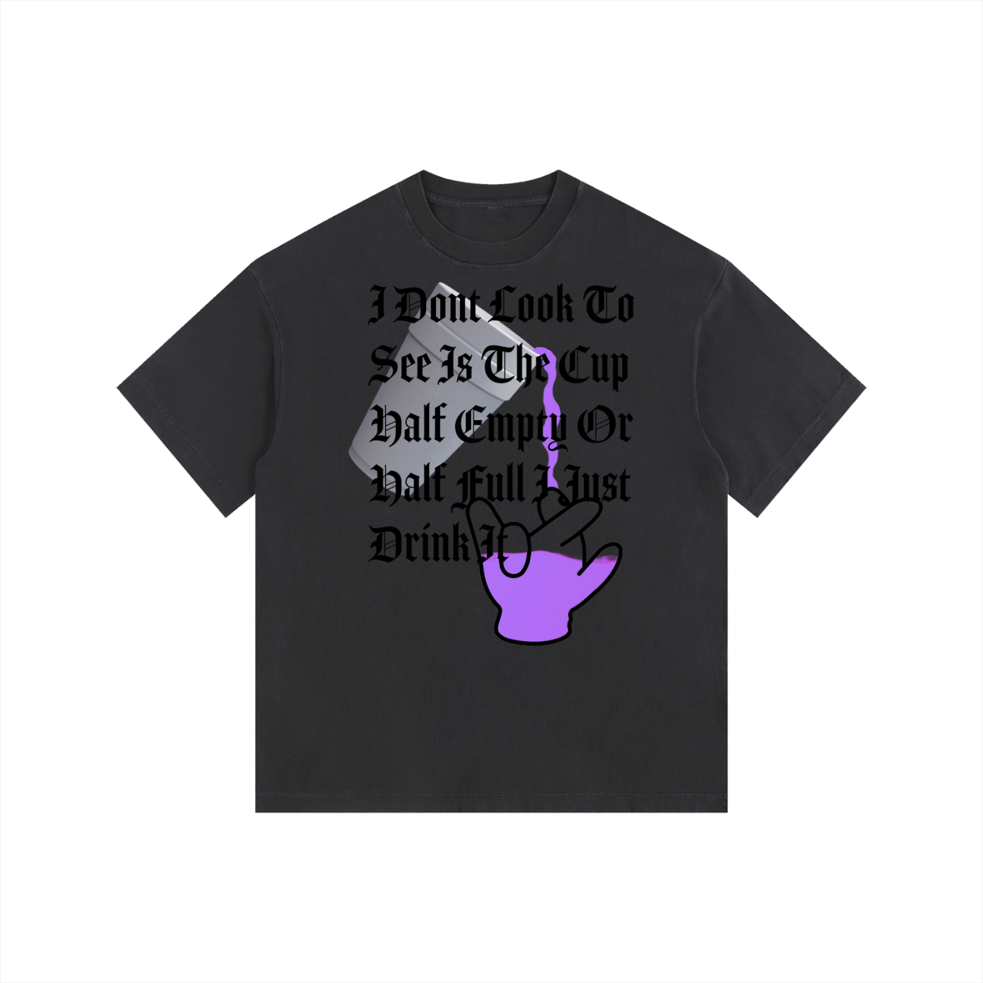"Pour Me Up" Oversized Tee