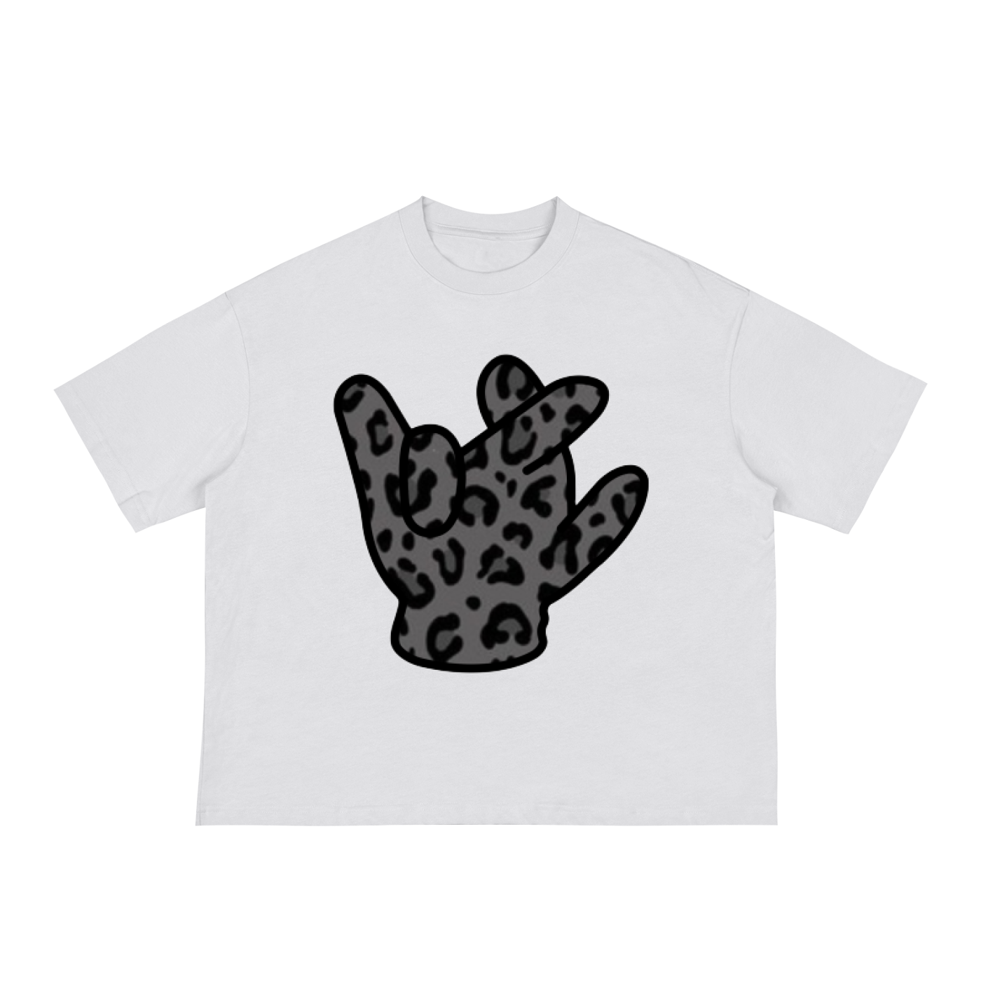 “Cheetah” Cropped Tee