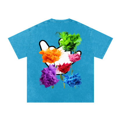 “She Reminds Me” Acid Washed Tee