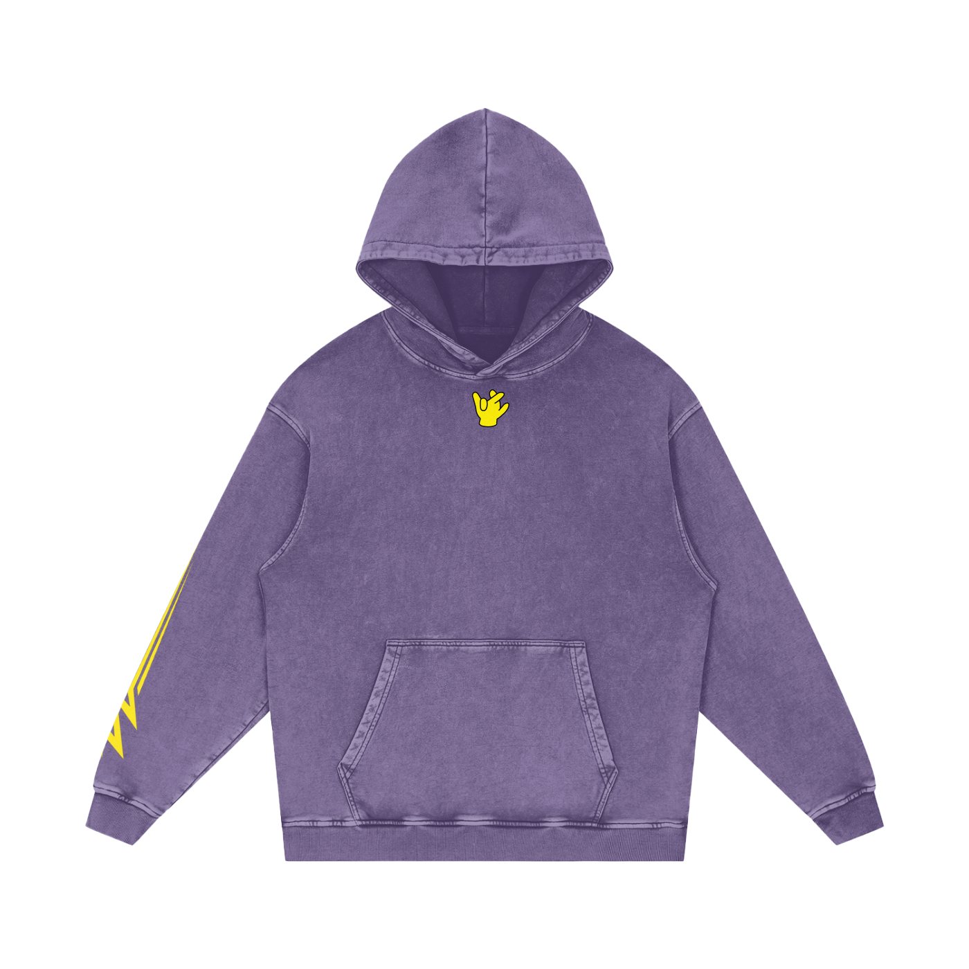 "Speed Of Love" Acid Washed Hoodie