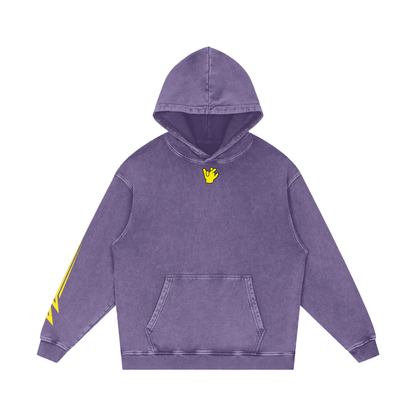 "Speed Of Love" Acid Washed Hoodie