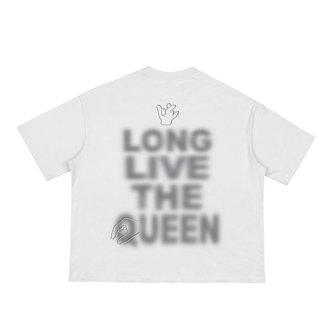 "Queen" Cropped Tee