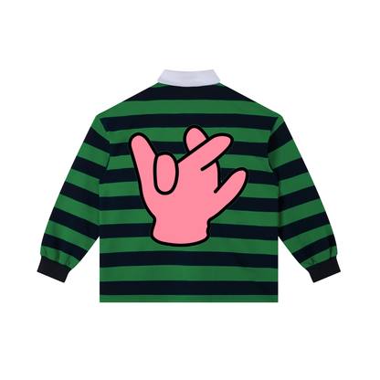 “KODA” Striped Polo Tee