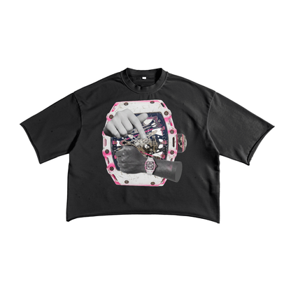 "TIME?" Raw Boxy Tee