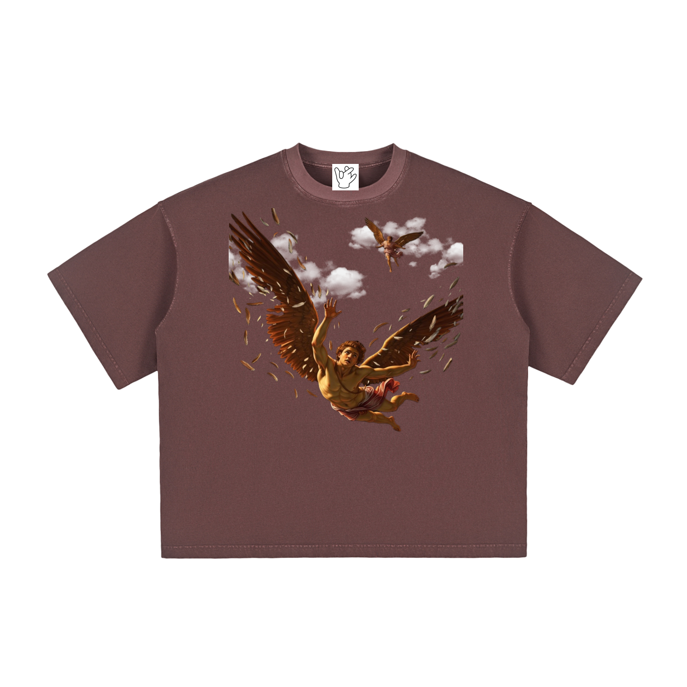 “Touch The Sky” Washed Boxy Tee