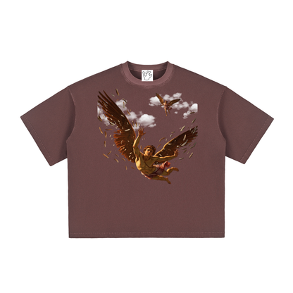 “Touch The Sky” Washed Boxy Tee