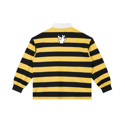 “KODA” Striped Polo Tee
