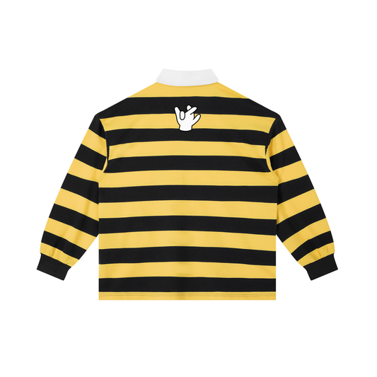 “KODA” Striped Polo Tee