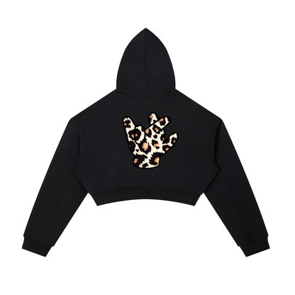 “She Wild” Cropped Zip-Up