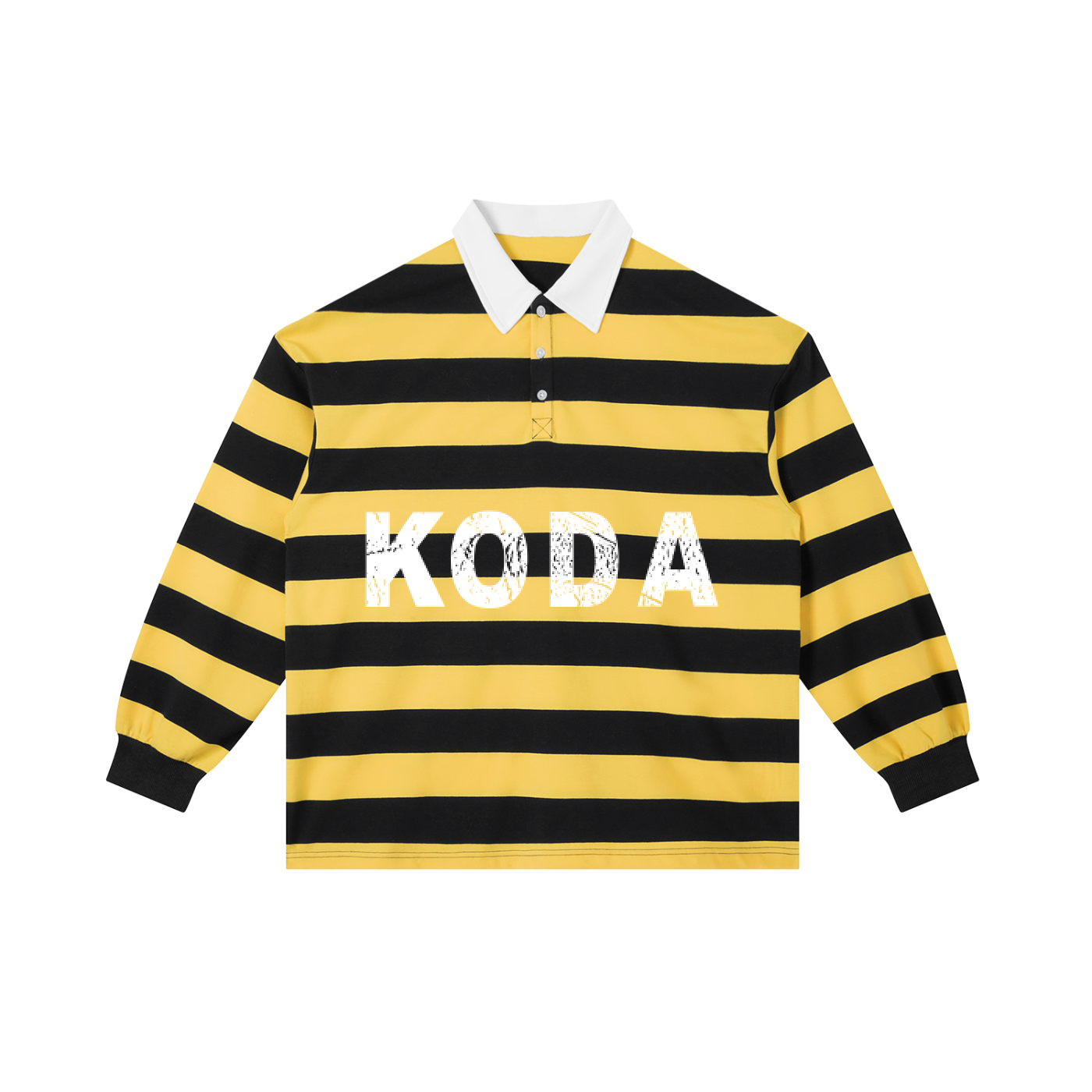 “KODA” Striped Polo Tee