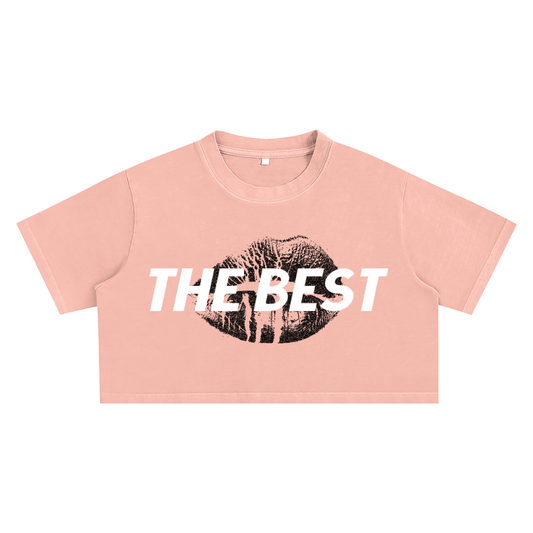 Snow Washed Crop Top