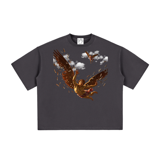 “Touch The Sky” Washed Boxy Tee