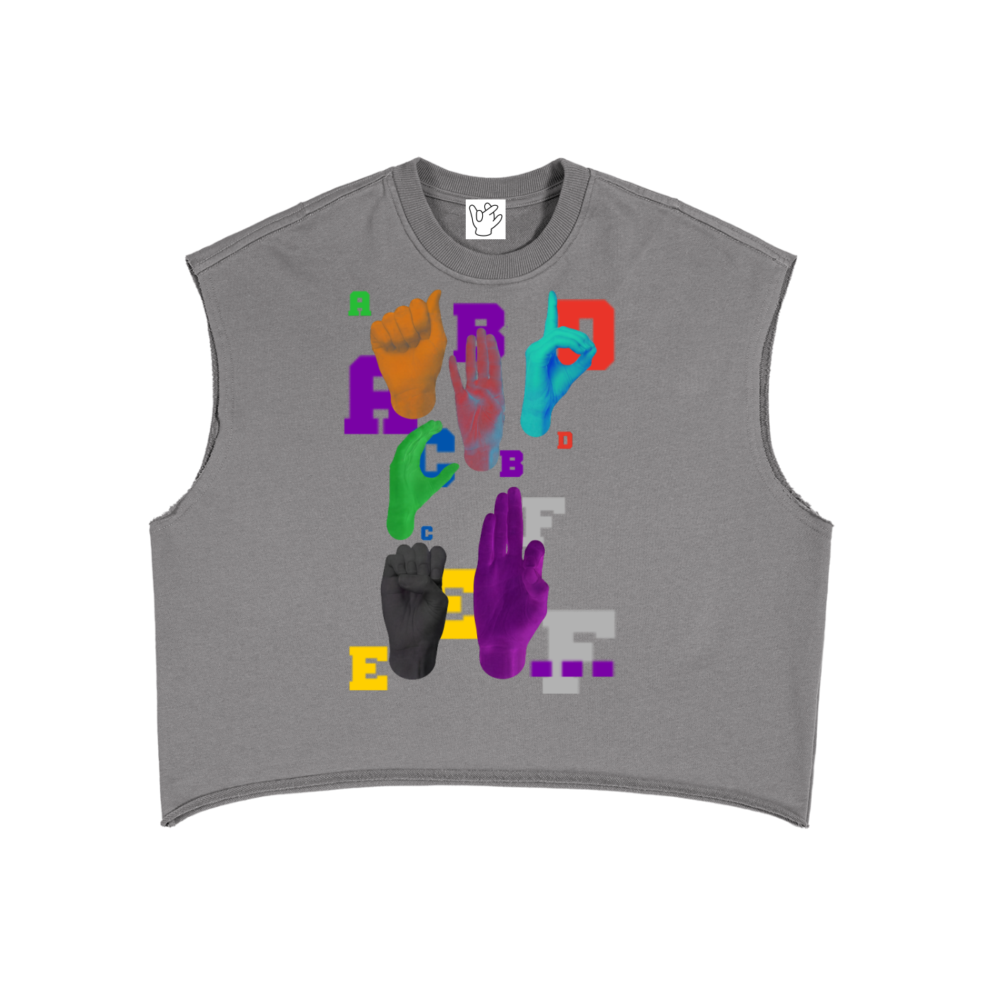 “Alfebet” Sleeveless Tee