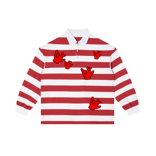 “KODA” Striped Polo Tee