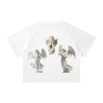 “Ages” Washed Cropped Tee