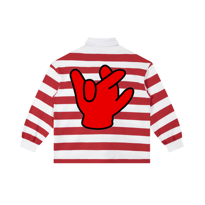 “KODA” Striped Polo Tee